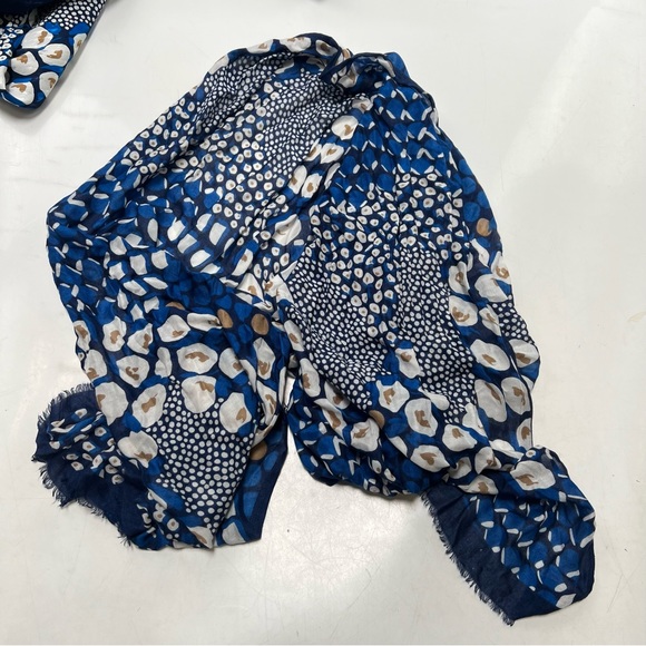 chico’s women’s blue printed kimono with scarf 12/14P L106-1 - Picture 5 of 7